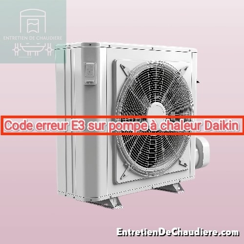 code erreur e3 pompe à chaleur daikin